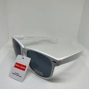 Retro Optix Unisex Flex Fit White Mens Women’s Sunglasses